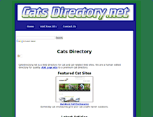 Tablet Screenshot of catsdirectory.net